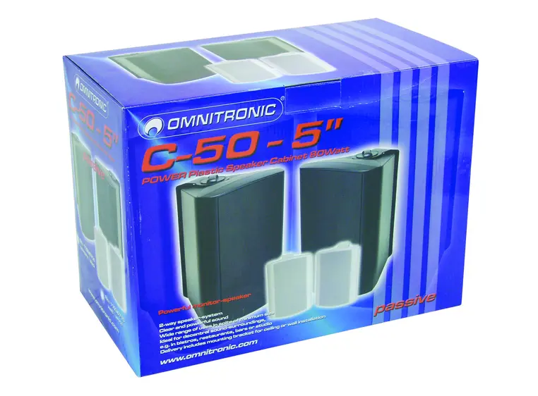 OMNITRONIC C-50 white 2x 